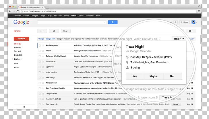 Inbox By Gmail Email Google I/O PNG, Clipart, Area, Brand, Computer, Computer Program, Document Free PNG Download