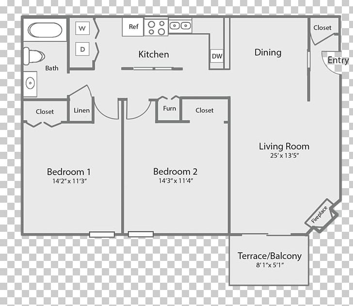 Floor Plan Winter Haven Della Vita Apartments House PNG, Clipart, Angle, Apartment, Area, Bathroom, Bed Free PNG Download