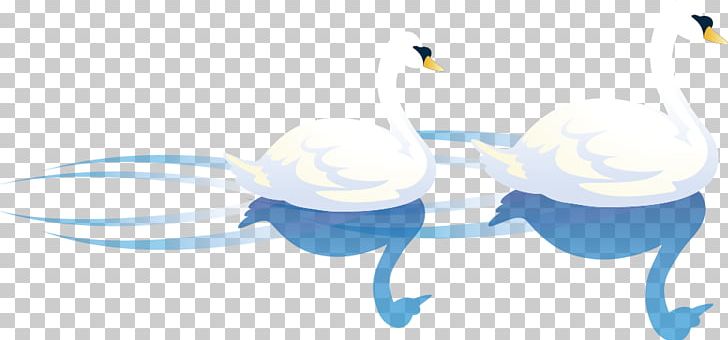 Cygnini Bird Illustration PNG, Clipart, Animal, Animals, Background White, Black White, Blue Free PNG Download