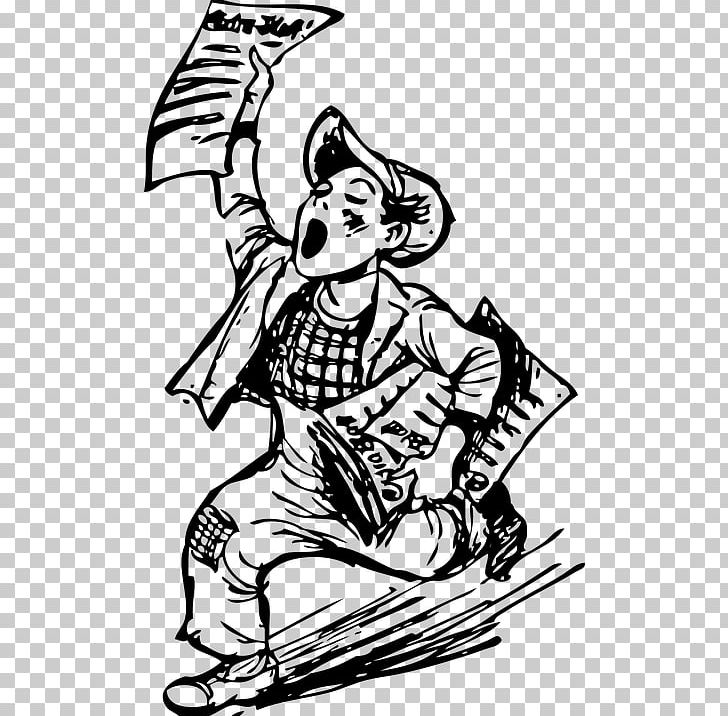 Paperboy Free Newspaper PNG, Clipart, Artwork, Black, Black And White, Bomb Clipart, Boy Free PNG Download