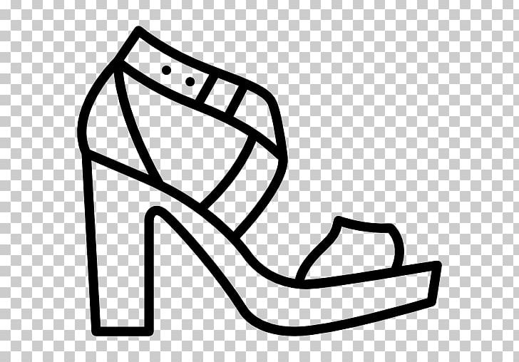 Sandal Platform Shoe Boot PNG, Clipart, Area, Artwork, Black, Black And White, Boot Free PNG Download