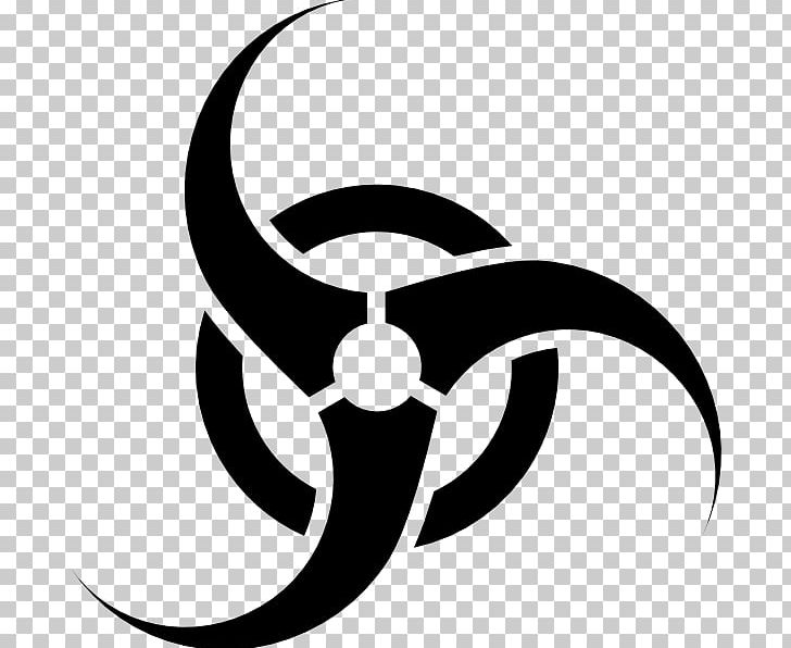 Biological Hazard Symbol Biology PNG, Clipart, Artwork, Biological Hazard, Biology, Biosafety Level, Black And White Free PNG Download