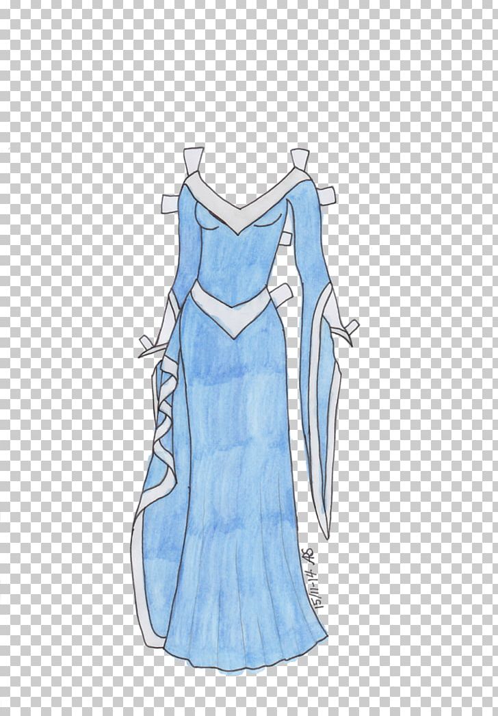Shoulder Dress Gown Sleeve Outerwear PNG, Clipart, Blue, Clothing, Costume, Costume Design, Day Dress Free PNG Download