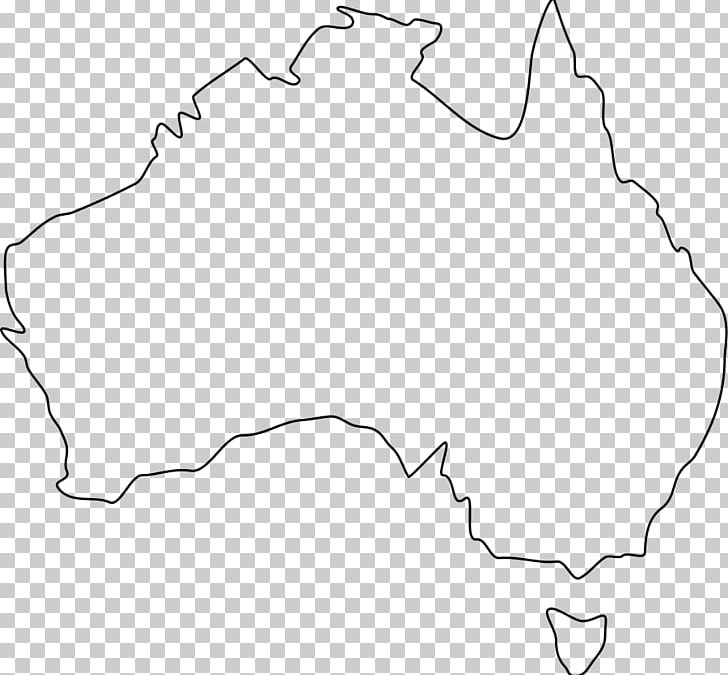 Blank Map Australia PNG, Clipart, Angle, Area, Australia, Black, Black And White Free PNG Download