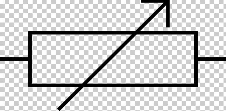 Electronic Symbol Electronic Circuit Resistor Potentiometer Electrical Network PNG, Clipart, Angle, Area, Black, Black And White, Circuit Diagram Free PNG Download