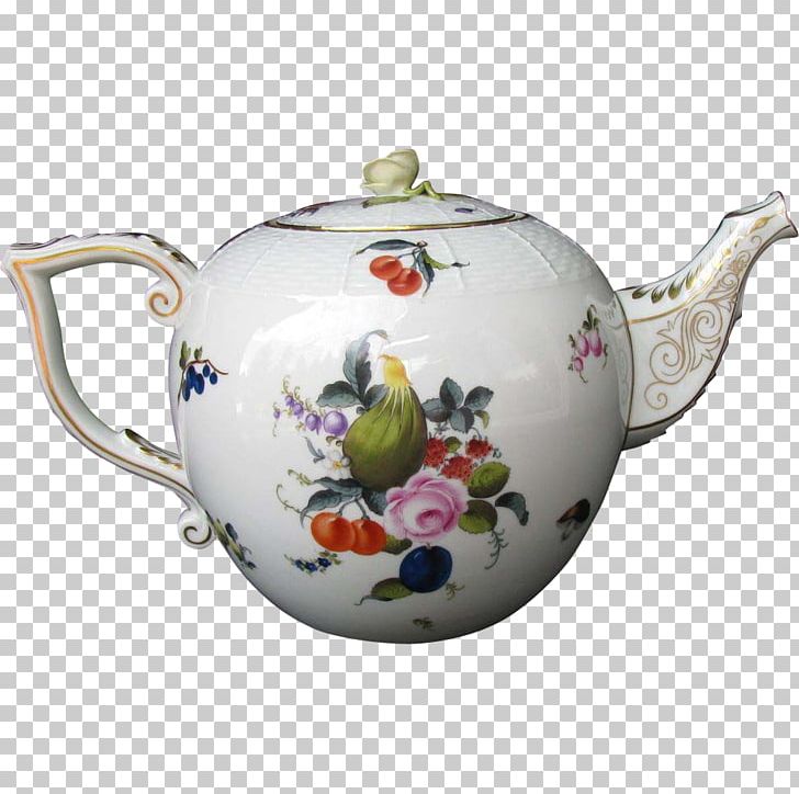 Teapot Herend Porcelain Manufactory Herend Porcelain Manufactory Teacup PNG, Clipart, Bone China, Ceramic, Cup, Flower, Herend Free PNG Download