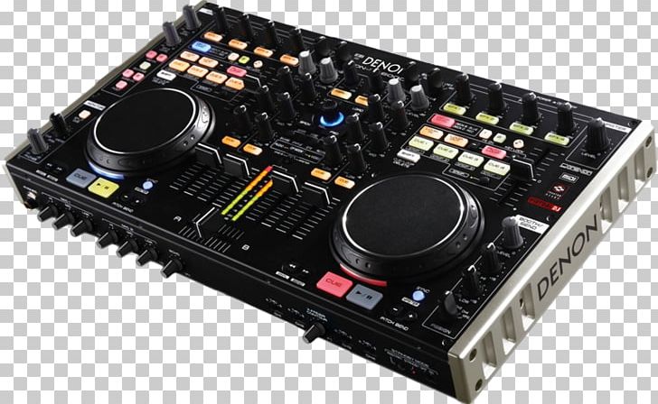 DJ Controller Disc Jockey Audio Mixers DJ Mixer Denon PNG, Clipart, Audio, Audio Equipment, Audio Mixers, Computer Dj, Computer Hardware Free PNG Download