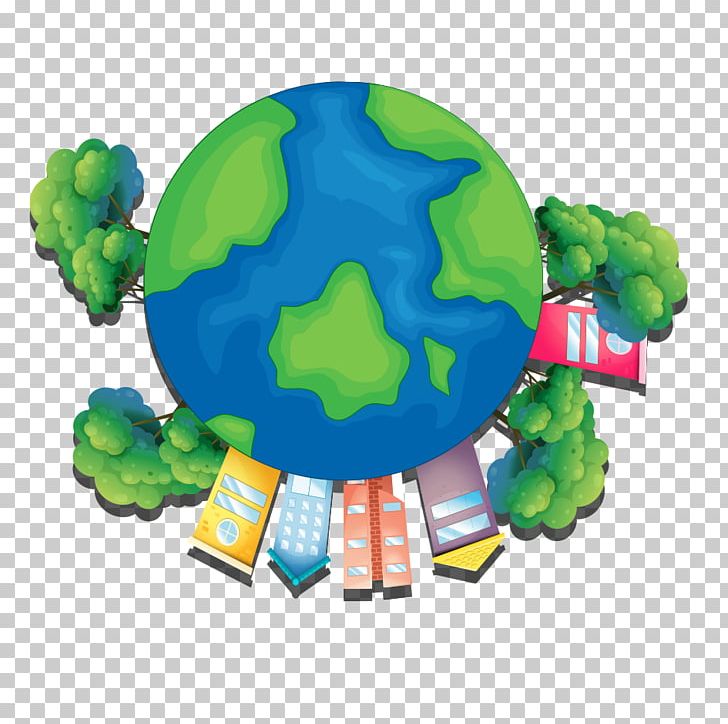 Earth Illustration PNG, Clipart, Background Green, Cartoon, Cartoon Earth, Cartoon Material, Circle Free PNG Download