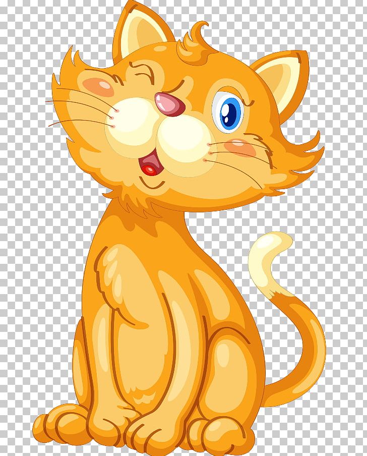 free clipart orange tabby cat