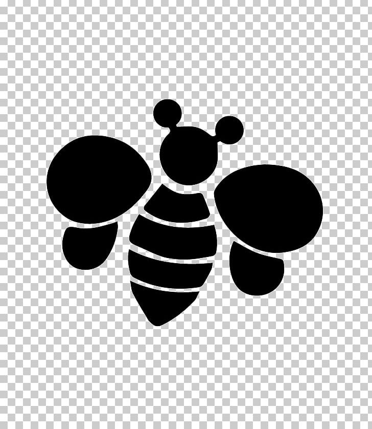 Bee Sticker Silhouette PNG, Clipart, Adhesive, Animal, Bee, Black And White, Circle Free PNG Download