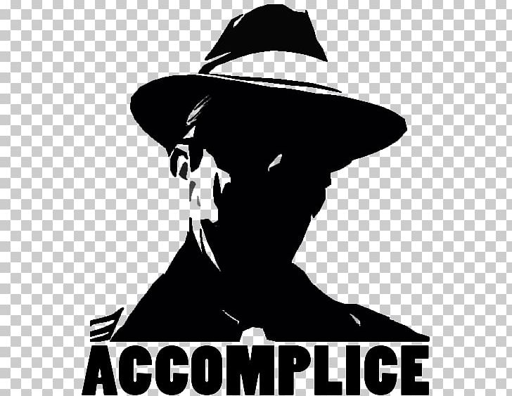Logo Accomplice Lapel Pin PNG, Clipart, Accomplice, Black And White, Brand, Chargecoupled Device, Cowboy Hat Free PNG Download