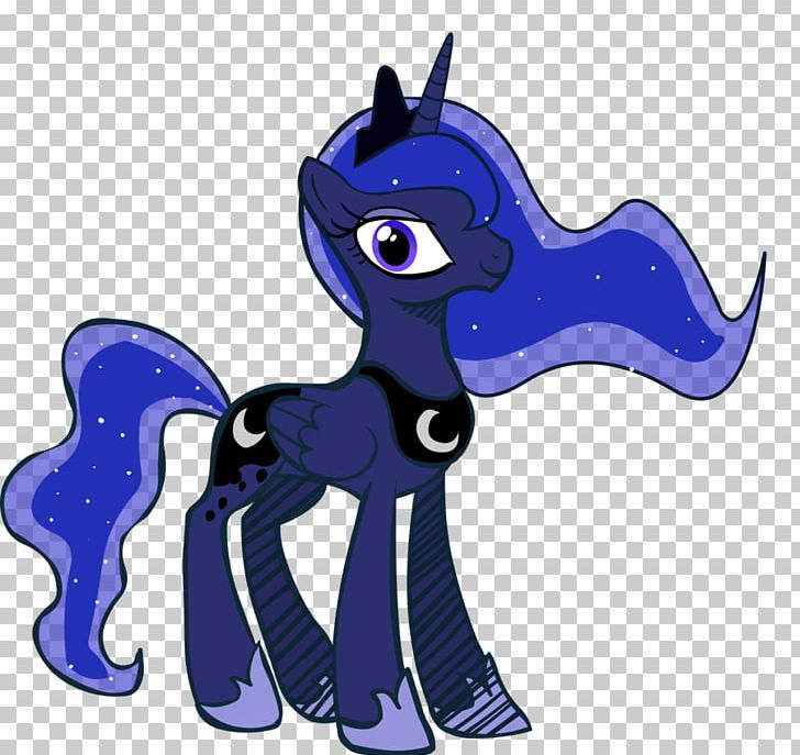Pony Princess Luna Rainbow Dash PNG, Clipart, Art, Cartoon, Cobalt Blue, Deviantart, Drawing Free PNG Download
