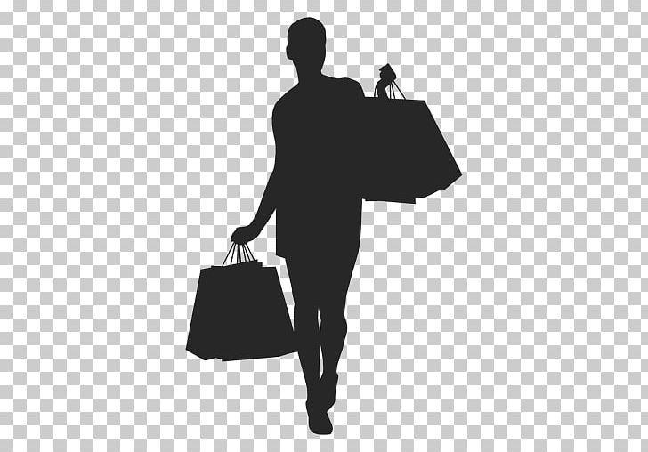 Shopping Silhouette Bag PNG, Clipart, Angle, Animals, Bag, Black, Black And White Free PNG Download