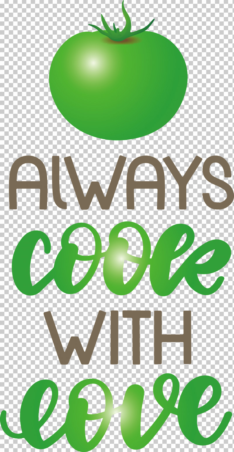 Always Cook With Love Food Kitchen PNG, Clipart, Apple, Food, Fruit, Green, Kitchen Free PNG Download