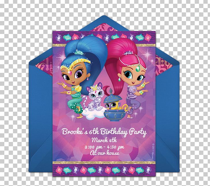 Birthday Party Evite Holiday Teenie Genies Collector's Guide (Shimmer And Shine: Teenie Genies) PNG, Clipart,  Free PNG Download