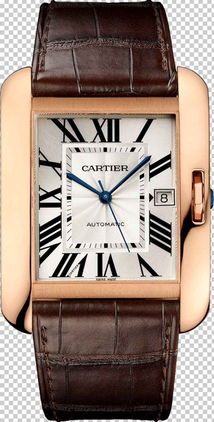 Cartier Tank Automatic Watch Jewellery PNG, Clipart, Accessories, Automatic Watch, Bracelet, Brand, Brown Free PNG Download