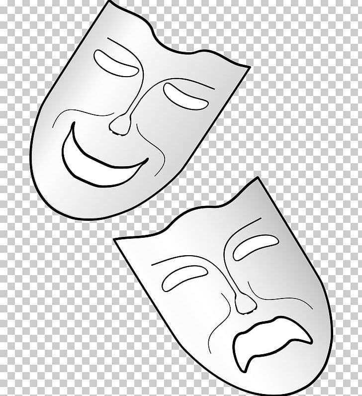 Tragedy Comedy Drama Theatre PNG, Clipart, Angle, Area, Artwork, Black And White, Clothing Free PNG Download