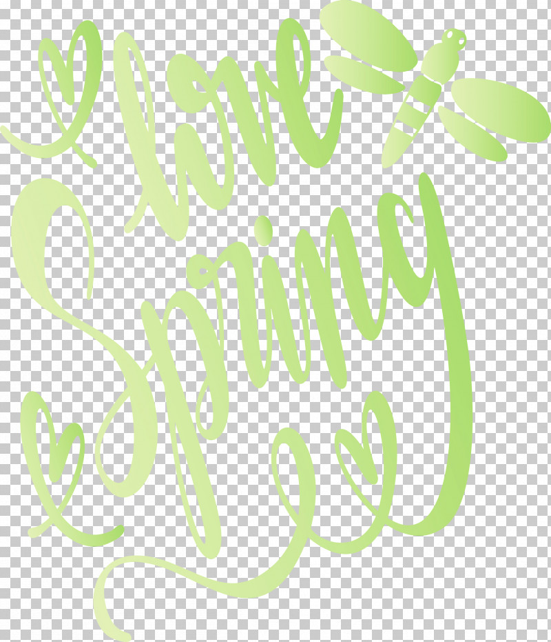 Font Text Green Leaf Calligraphy PNG, Clipart, Calligraphy, Green, Hello Spring, Leaf, Logo Free PNG Download