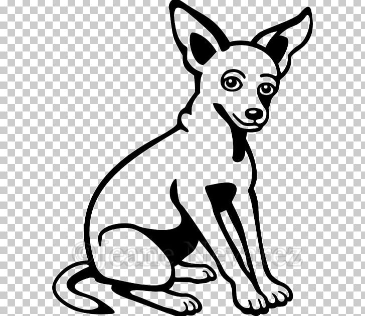 Chihuahua clipart black and sales white