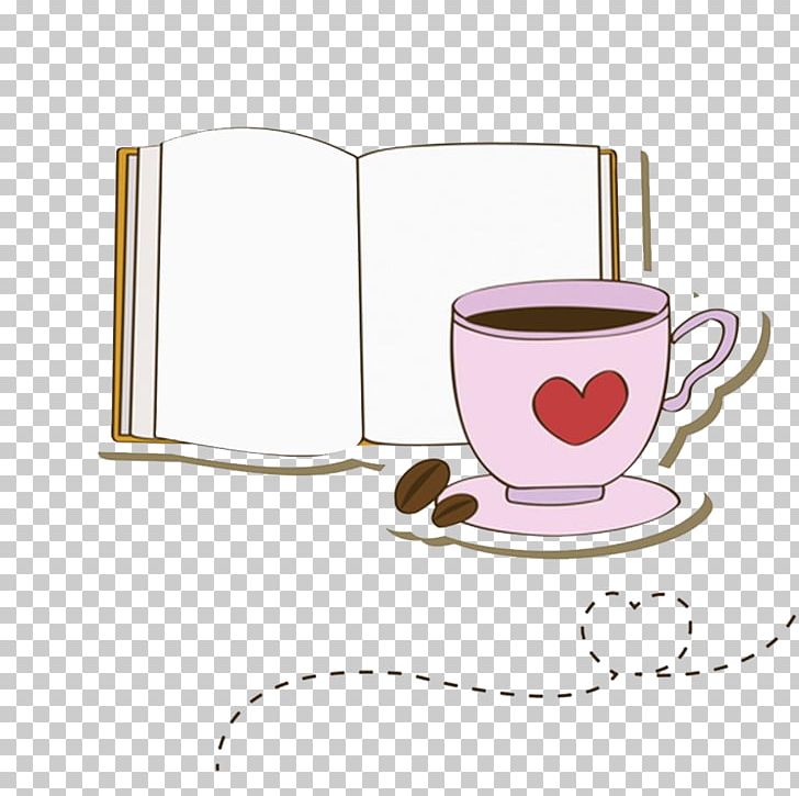 Coffee Cup Tea Cafe Drawing PNG, Clipart, Book, Books, Cafe, Coffee, Coffee Cup Free PNG Download