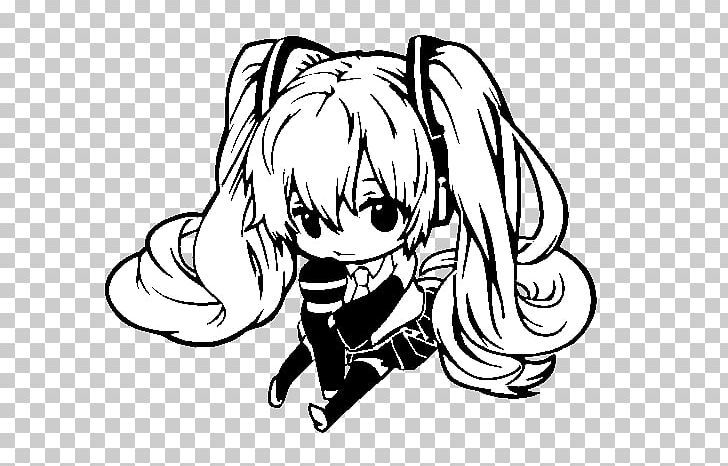 Hatsune Miku Vocaloid Kagamine Rin/Len Drawing Coloring Book PNG, Clipart, Arm, Artwork, Black, Black And White, Chibi Free PNG Download