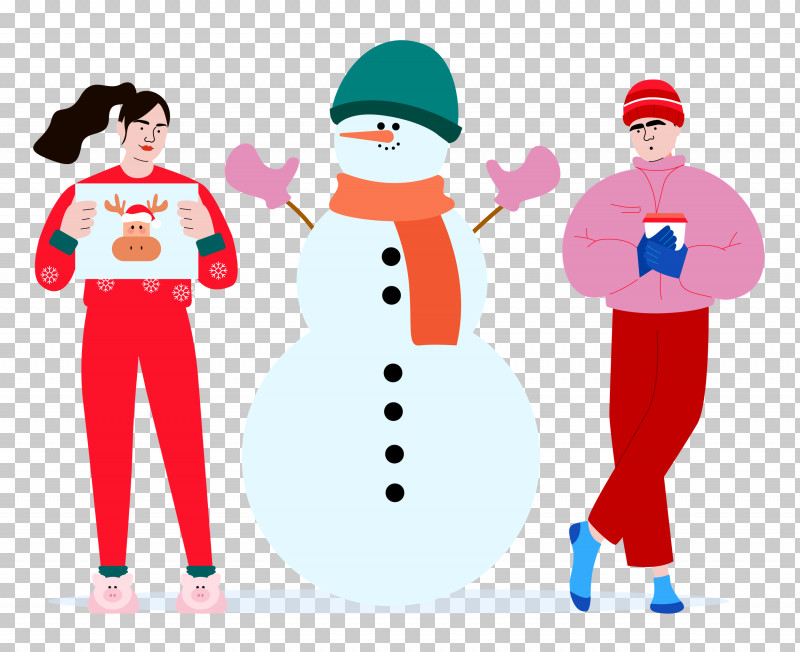 Christmas Winter Snowman PNG, Clipart, Biology, Cartoon, Christmas, Christmas Day, Happiness Free PNG Download
