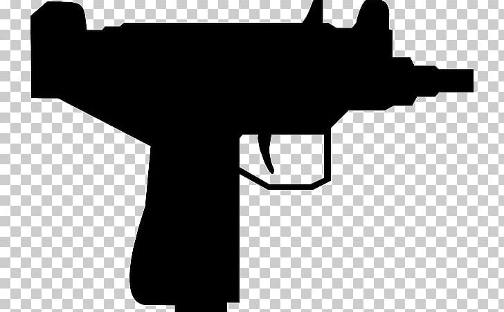 Firearm Silhouette Pistol PNG, Clipart, Angle, Assault Rifle, Automatic Firearm, Black, Black And White Free PNG Download