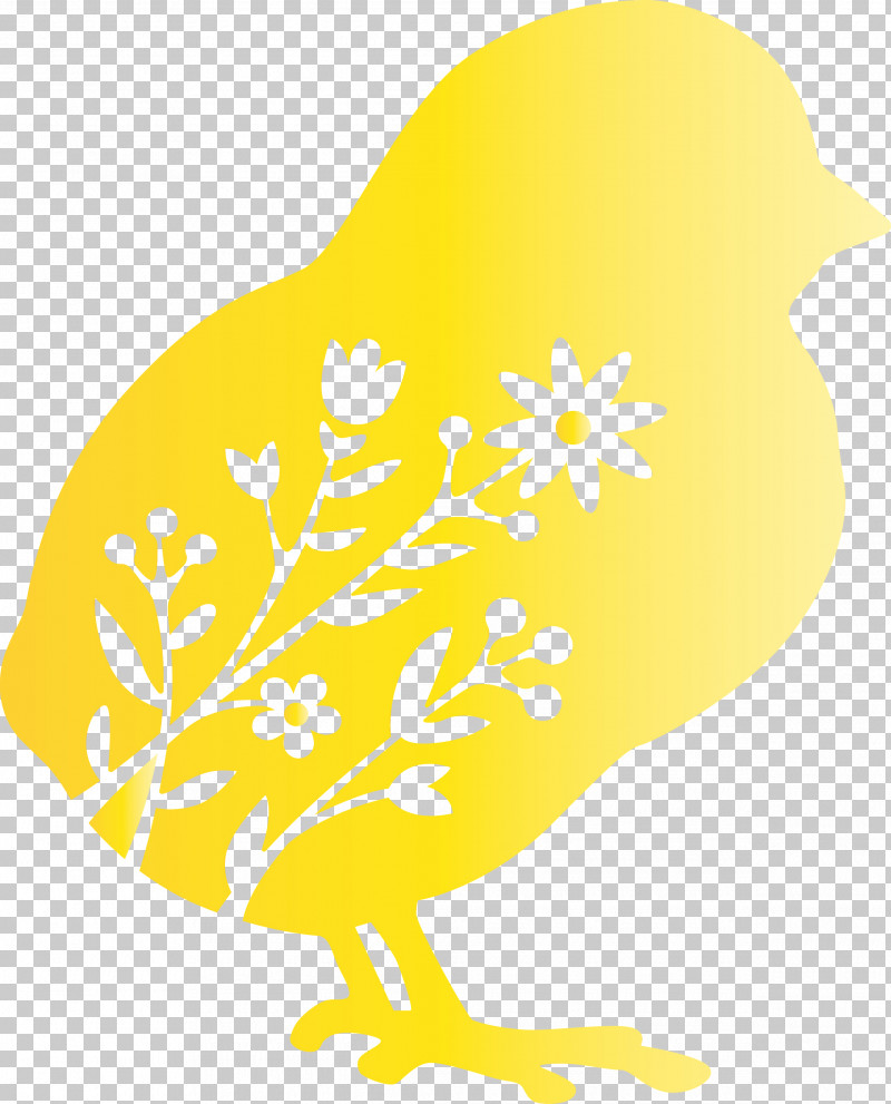 Yellow PNG, Clipart, Easter Day, Floral Chick, Paint, Watercolor, Wet Ink Free PNG Download