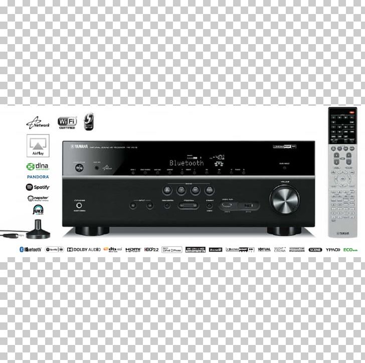AV Receiver Yamaha RX-V679 Yamaha Corporation Loudspeaker Home Theater Systems PNG, Clipart, 51 Surround Sound, Audio, Audio Equipment, Audio Power Amplifier, Audio Receiver Free PNG Download