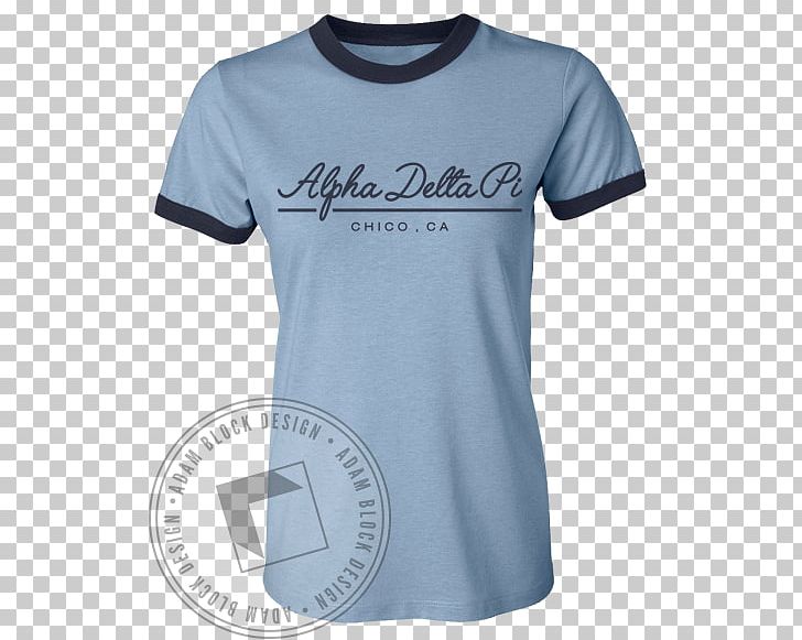 Ringer T-shirt Clothing Alpha Delta Pi PNG, Clipart, Active Shirt, Alpha Delta Pi, Blue, Bluza, Bowling Shirt Free PNG Download