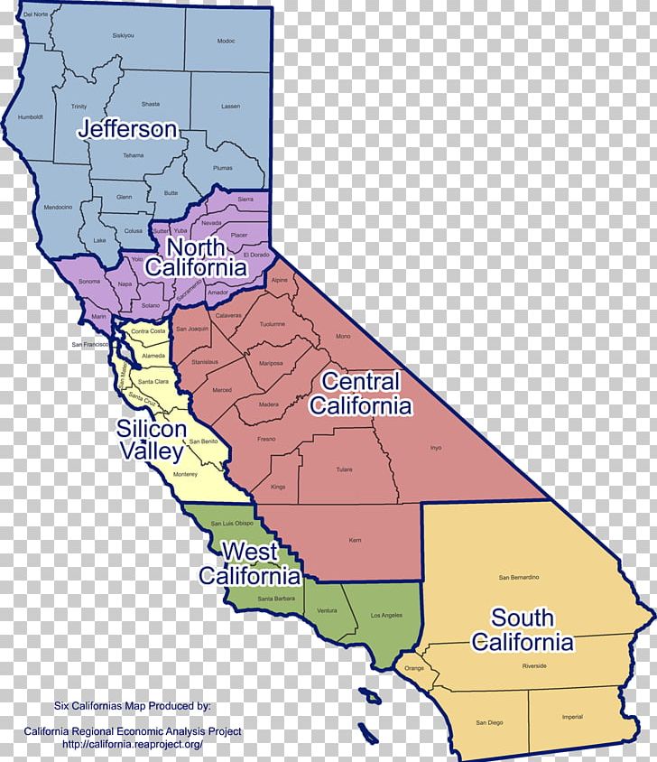 Central California Six Californias Silicon Valley Map Png Clipart Angle Area California
