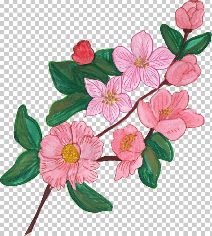 Flower Floral Design Microsoft Paint Ornament PNG, Clipart, Art, Blossom, Branch, Cut Flowers, Floral Design Free PNG Download