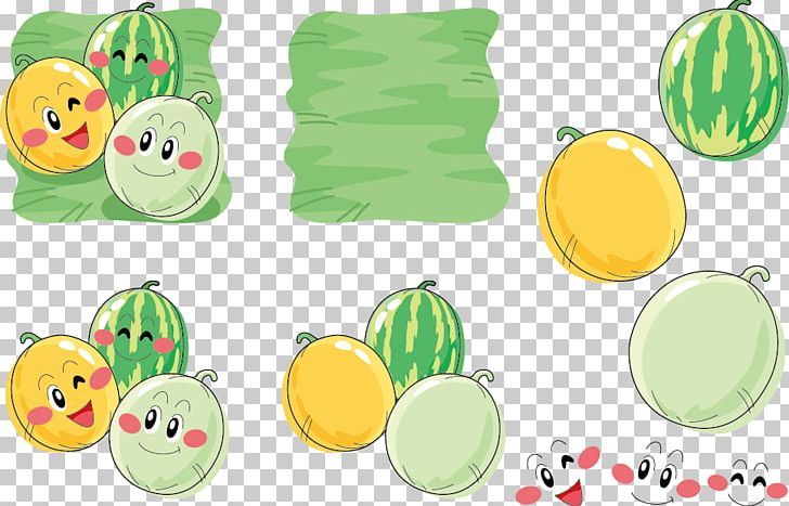Hami Melon Illustration PNG, Clipart, 3d Three Dimensional Flower, Cartoon, Emoticon, Encapsulated Postscript, Expressions Free PNG Download