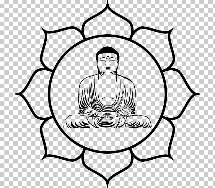 Buddhist Symbolism Buddhism Dharmachakra Padma PNG, Clipart, Art, Artwork, Ashtamangala, Black, Black And White Free PNG Download