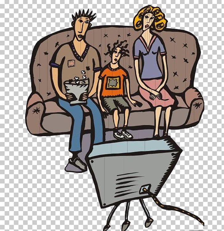 Television Cartoon Illustration PNG, Clipart, Art, Cartoon, Chair, Child, Children Free PNG Download