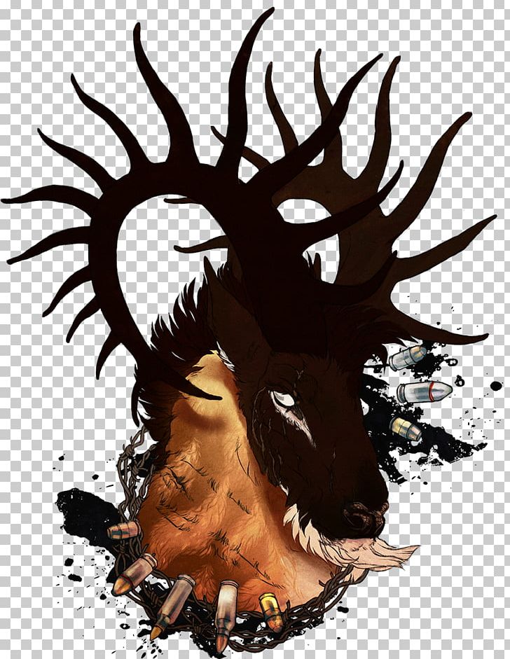 Furry Fandom Art PNG, Clipart, Antler, Commission, Crown Of Thorns, Deer, Dragon Free PNG Download