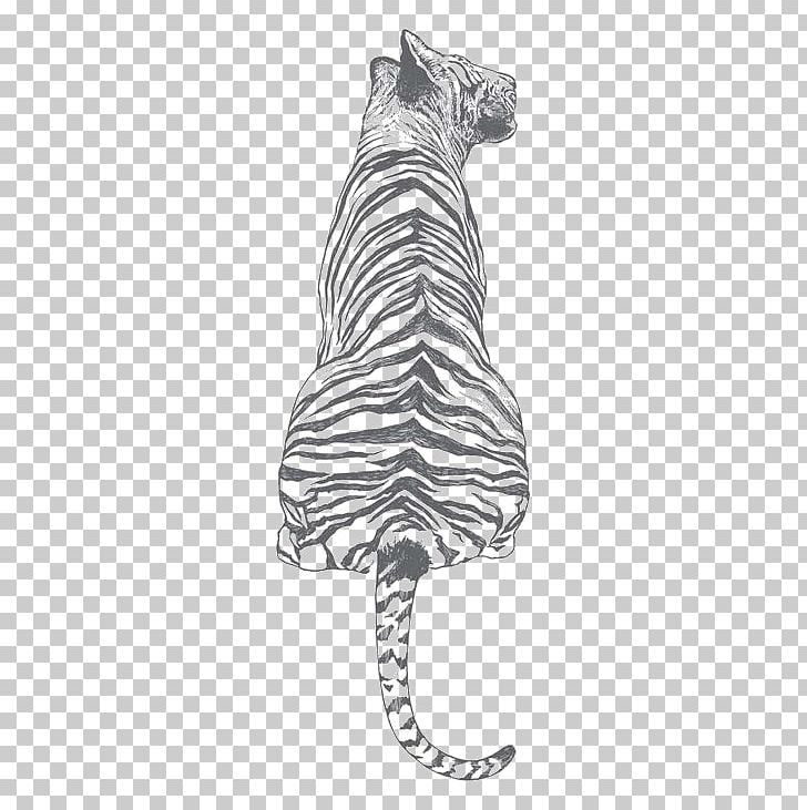 White Tiger Drawing Illustration PNG, Clipart, Animal, Animals, Art, Back, Big Cats Free PNG Download