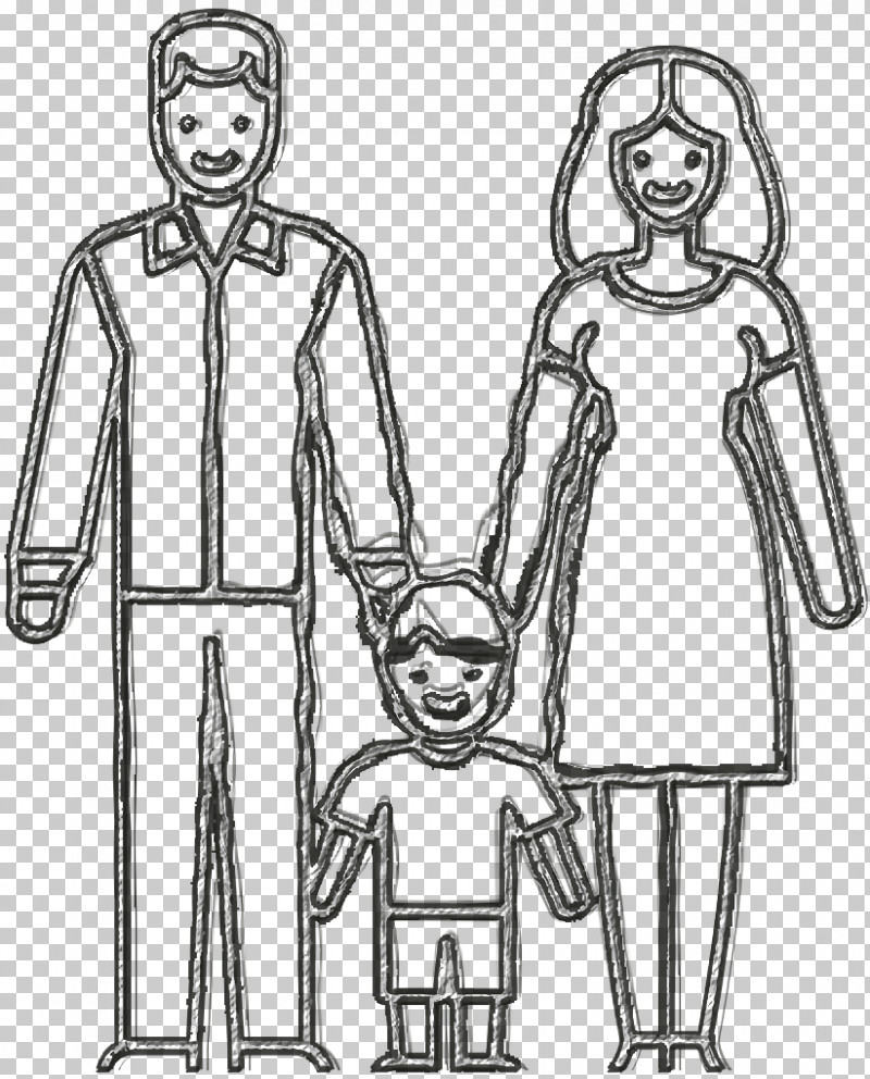 Married Couple With Child Icon People Icon Woman Icon PNG, Clipart, Clothing, Fashion Design, Human, Human Body, Joint Free PNG Download