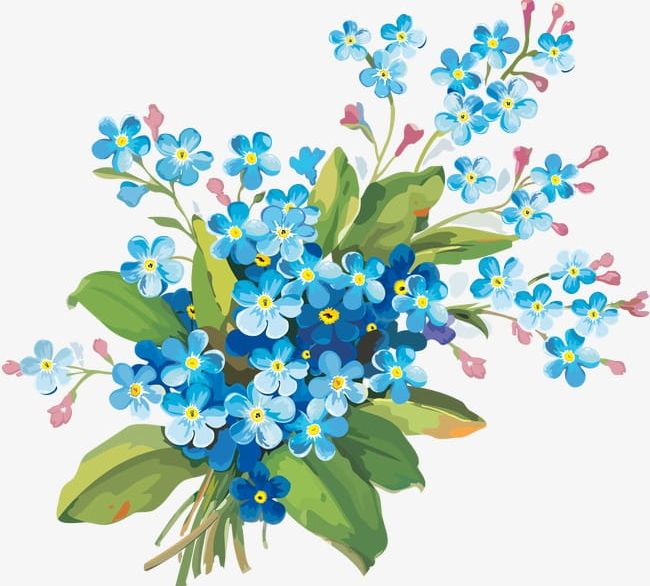 Flowers PNG, Clipart, Blue, Blue Flowers, Flower, Flowers, Flowers Clipart Free PNG Download