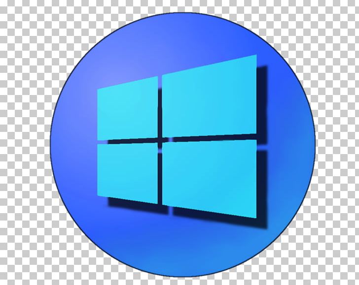 Laptop Windows 10 Computer Icons Symbol PNG, Clipart, Angle, Area, Blue, Circle, Computer Icons Free PNG Download