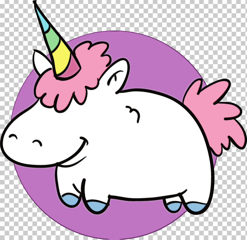 Unicorn PNG, Clipart, Cartoon, Line, Paint, Pink, Smile Free PNG Download