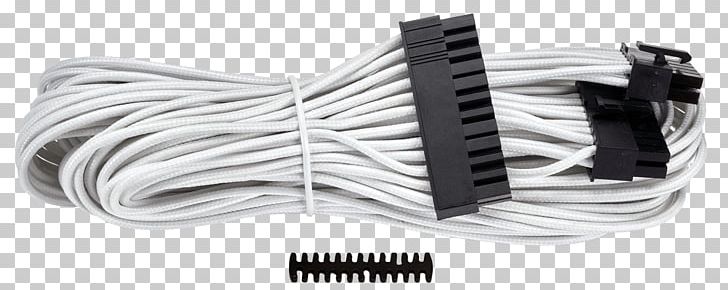 Power Supply Unit Network Cables ATX Electrical Cable Power Converters PNG, Clipart, American Wire Gauge, Angle, Atx, Black And White, Cable Free PNG Download