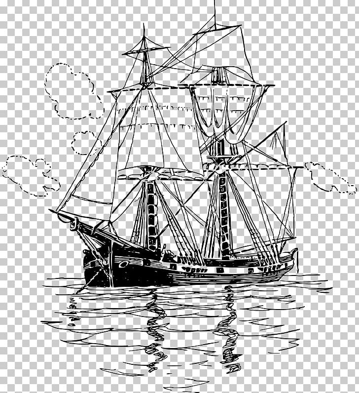 Brigantine Sailing Ship Boat PNG, Clipart, Brig, Caravel, Carrack, Digital Stamp, Naval Architecture Free PNG Download