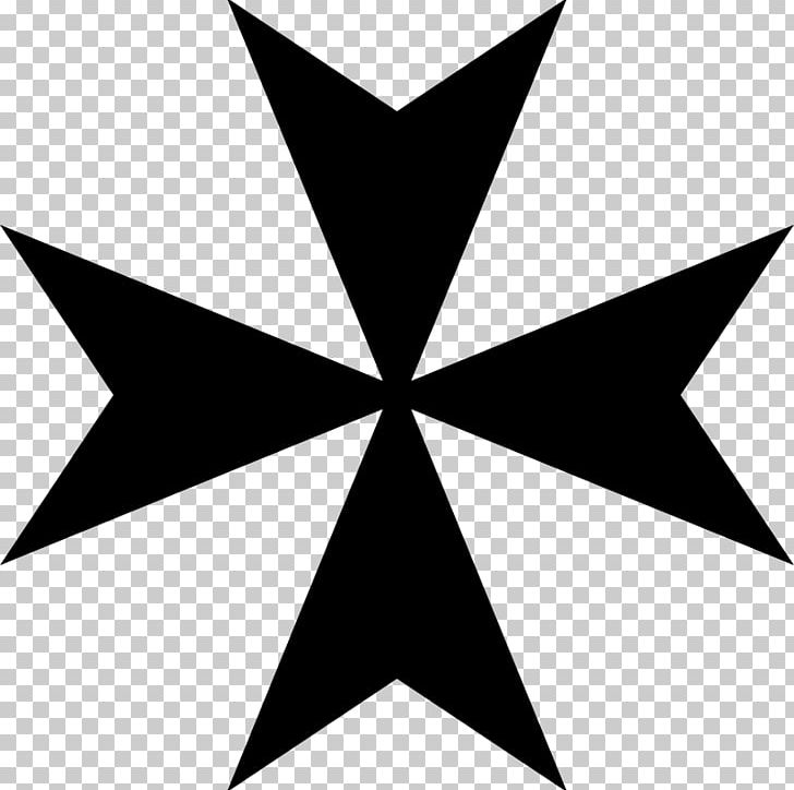 Maltese Dog Maltese Cross Symbol PNG, Clipart, Angle, Aok Cliparts, Black And White, Cross, Cross Pattxe9e Free PNG Download