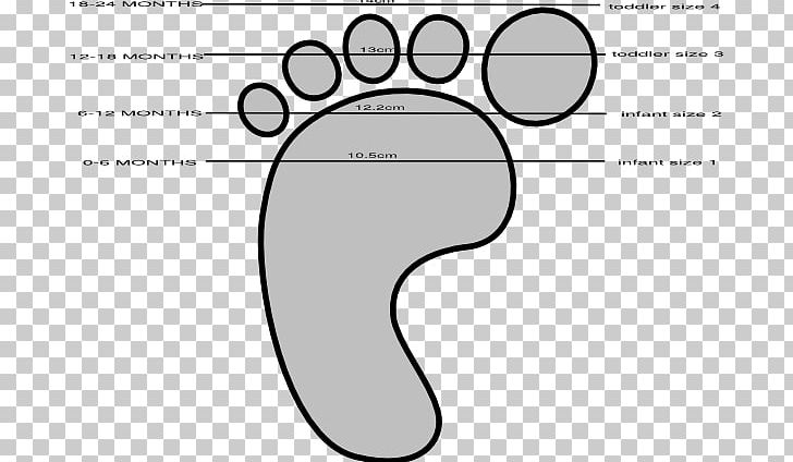 Shoe Size Infant PNG, Clipart, Angle, Area, Black And White, Boot, Booties Cliparts Free PNG Download