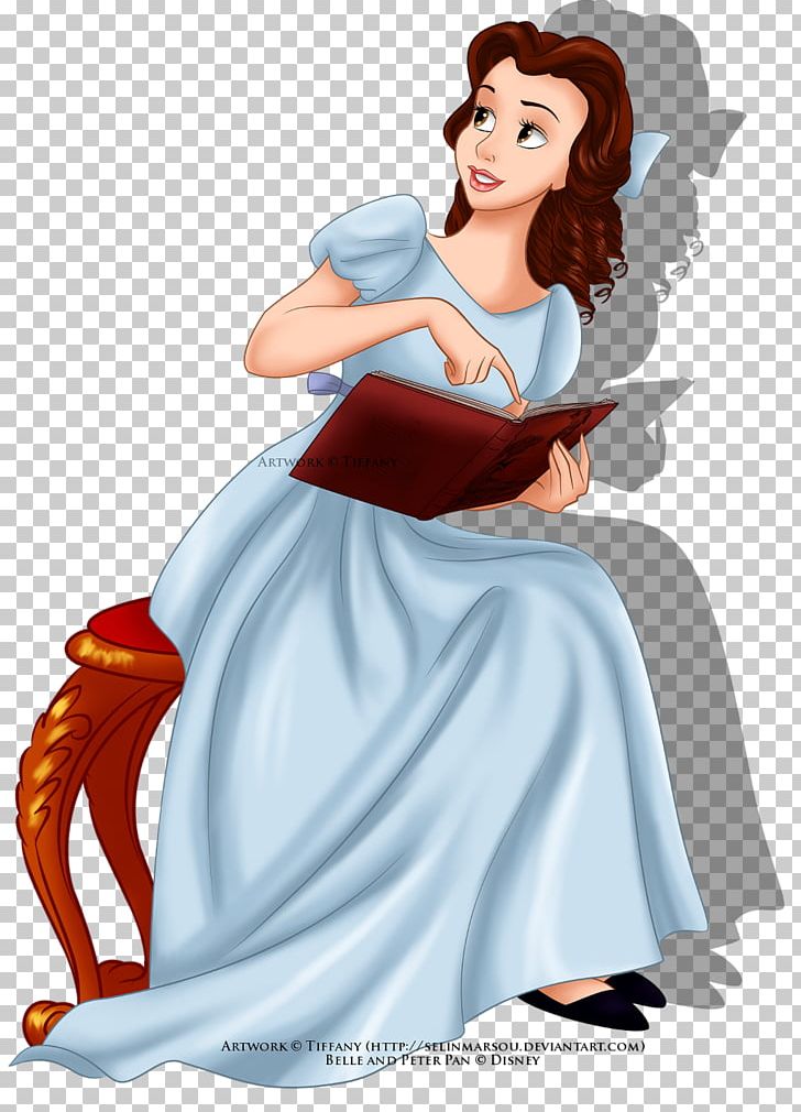 Belle Wendy Darling Peter Pan Beast Once Upon A Time PNG, Clipart, Art, Beast, Beauty And The Beast, Belle, Cartoon Free PNG Download