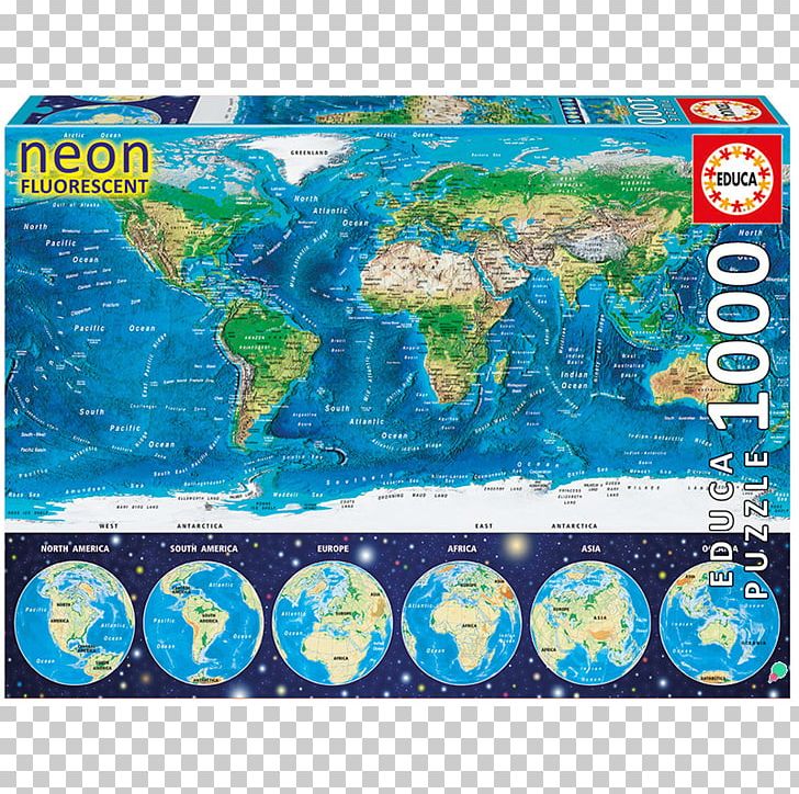 Jigsaw Puzzles Educa Borràs World Map PNG, Clipart, Amazoncom, Aqua, Cheap, Game, Geography Free PNG Download
