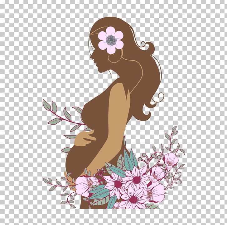 Pregnancy Woman Childbirth PNG, Clipart, Child, Female, Fictional Character, Flower, Flower Bouquet Free PNG Download