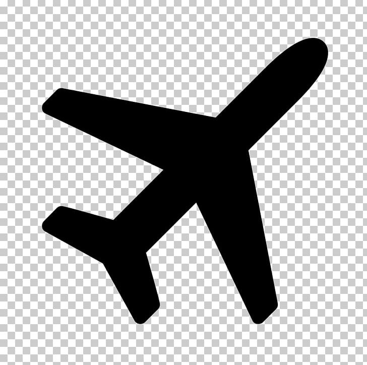 Airplane Font Awesome PNG, Clipart, Aircraft, Airline, Airplane, Angle, Black And White Free PNG Download