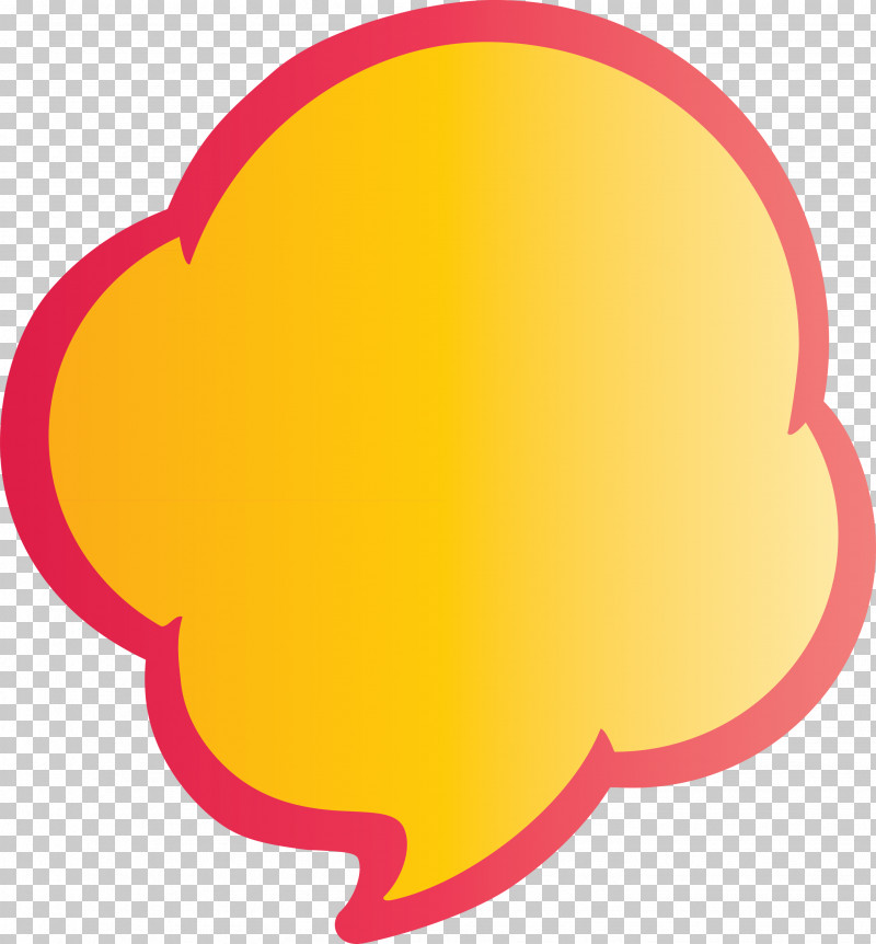 Thought Bubble Speech Balloon PNG, Clipart, Pink, Speech Balloon, Sticker, Thought Bubble, Yellow Free PNG Download